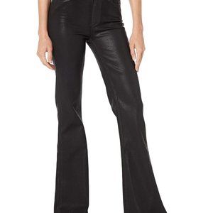 PAIGE Genevieve Black Fog Luxe Coating Size 34 NWT